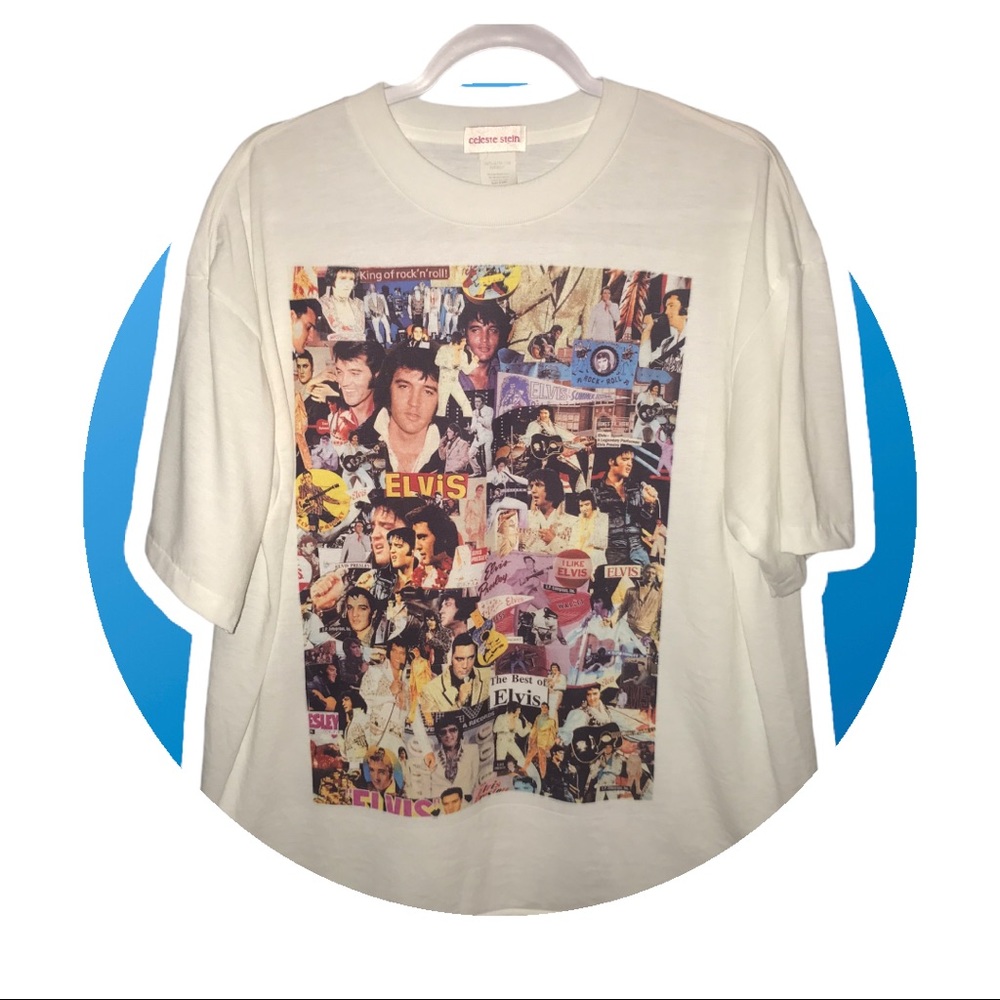 Elvis collage T-shirt